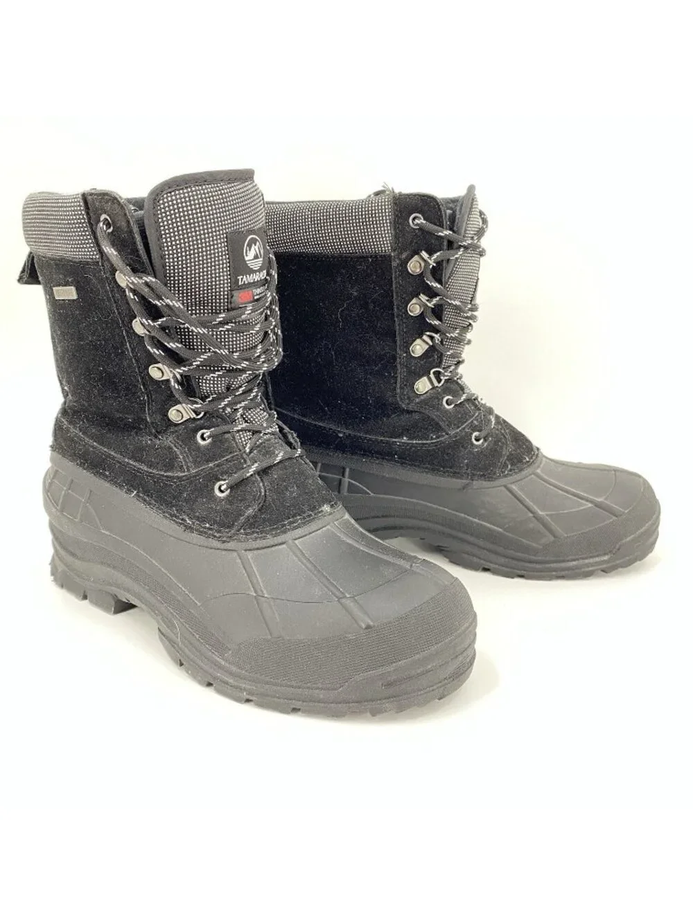 Tamarack Black Snow Winter Boots Thinsulate Water Resistant 200g Mens 9